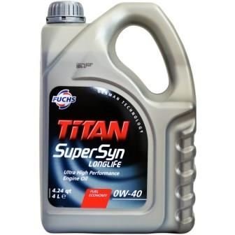 メンテナンス FUCHS TITAN SuperSyn LongLife 4L 0W-40 Amazon.com: Fuchs 4 Liter TITAN SUPERSYN LONGLIFE SAE 0W-40