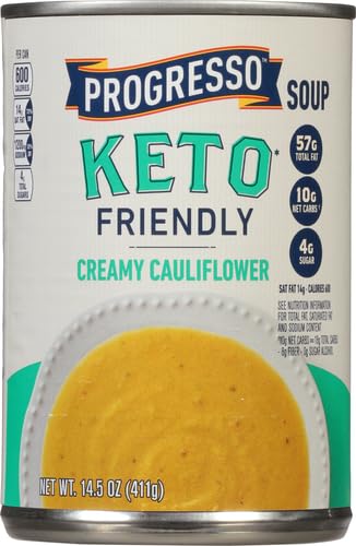 Image of Progresso Keto-Friendly Creamy Cauliflower Canned Soup, 14.5 oz