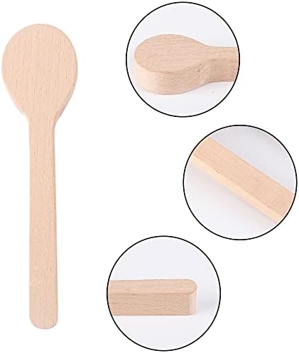 3 Pcs Wood Carving Spoon Unfinished Soft Wooden Carving Blocks for Carving and Whittling for Your First Attempt and Create Personalized Wooden Crafts