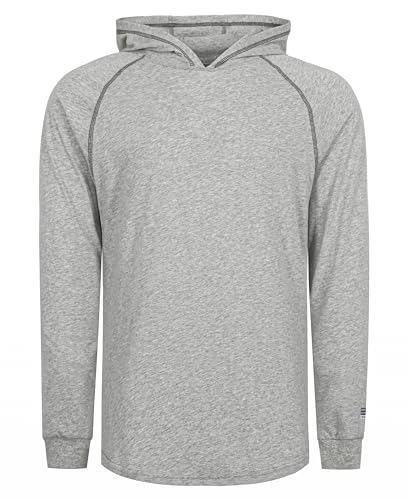 Image of BOCOMAL FR Hooded T Shirts 4oz EX Lightweight Heather Series Flame Resistant NFPA2112 CAT1 Work Shirt Baselayer