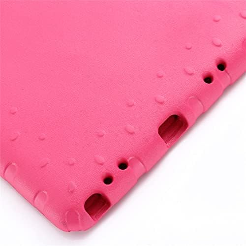 Case for Lenovo Tab M10 Plus 10.6" (3rd Gen 2022) Tablet, KAVON TB-125F TB-128F EVA Lightweight Shockproof Dropproof Handle Kickstand Protective Cover (Rose Red)