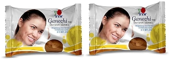 DXN Ganozhi Soap With Ganoderma Extract pack of 2 (New Packaging)-image-0