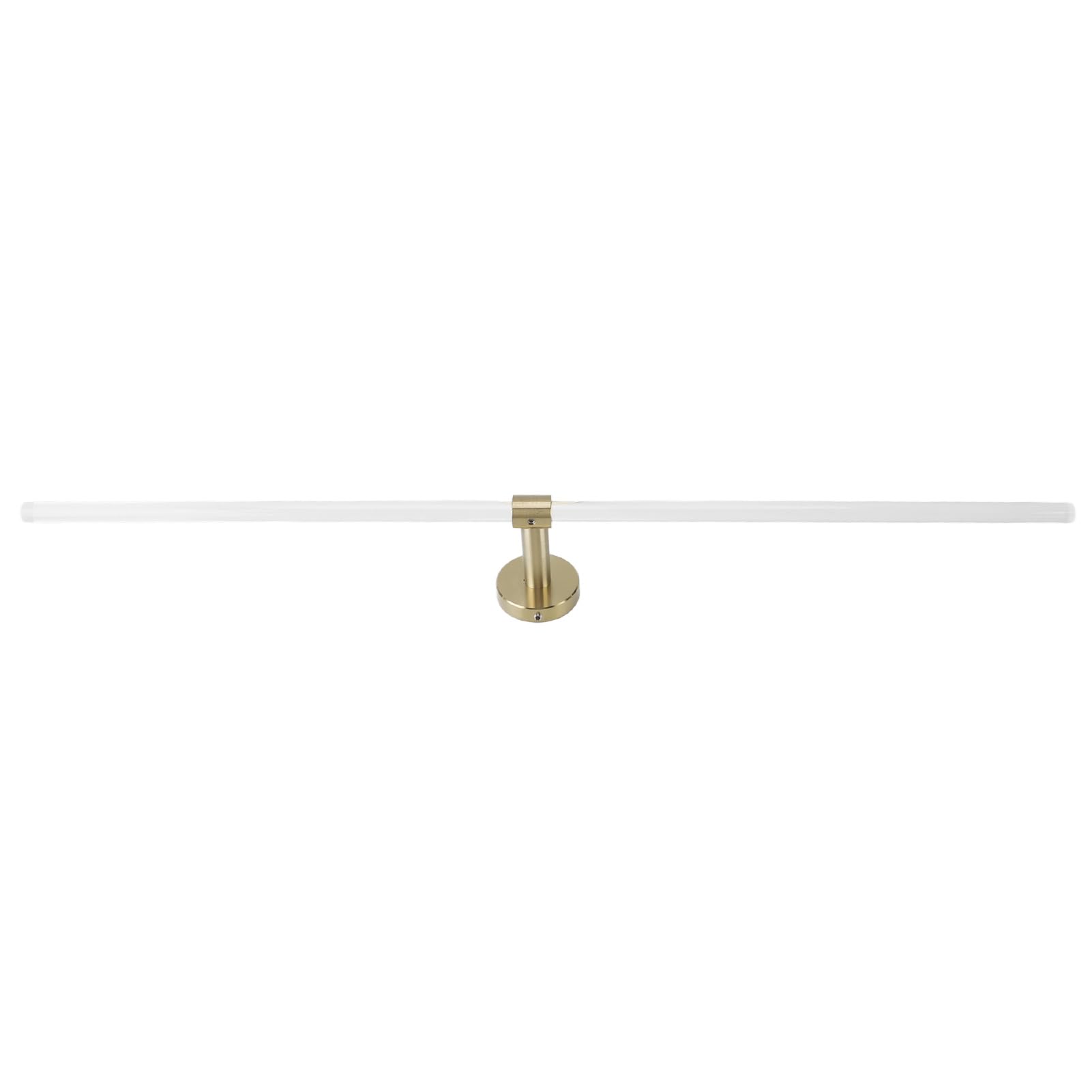 Porte-serviettes en acrylique transparent de 60 cm pour une salle de bain moderne