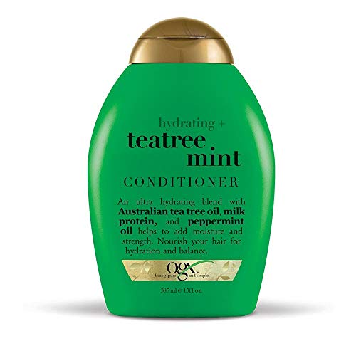 organix Hydrating Teatree Shampoo, Mint, 13 Ounce (Pack of 2), (91014-hb)