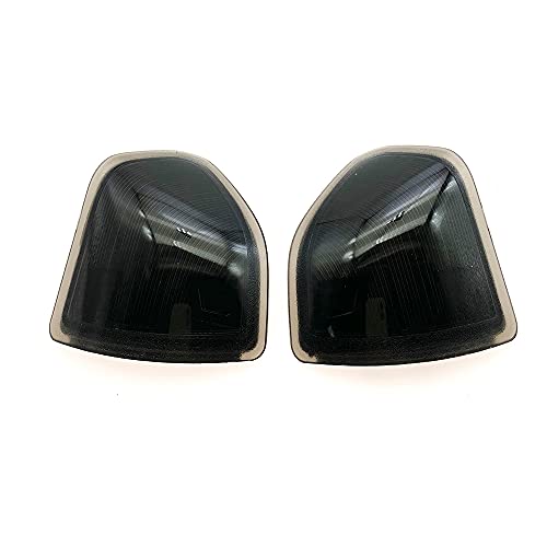 Smoked Lens LED Turn Signal Light Rear View Mirror Lamp Left Light Side Compatible with 2010-2018 Dodge Ram 1500 2500 3500 4500 5500 Replace 68302828AA 68302829AA
