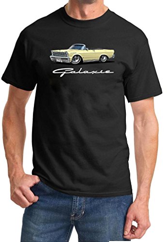 1965 Ford Galaxie 500 Convertible Full Color Design TshirtXL Black