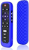 Remote Case for Roku, Battery Cover for TCL Roku Smart TV Steaming Stick Remote, Silicone Protective Controller Universal Sleeve Skin Blue