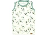 Kleine Könige Baby Kinder Shirt Tank Top ärmellos Mädchen · Modell Eukalyptus weiß, Mint · Ökotex 100 Zertifiziert · Größe 86/92