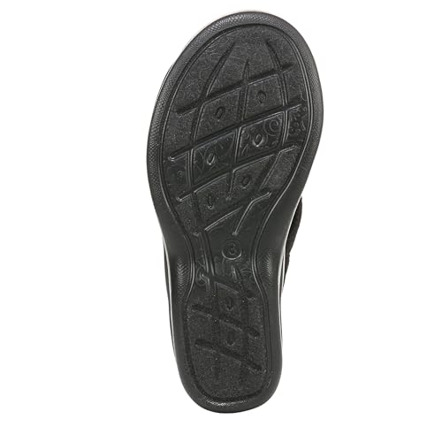 LifeStride Women's Serenade Wedge Sandal Black 9.5 W by LifeStride - Used condition - Image 4