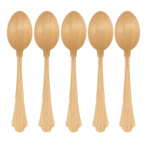 Perfect Stix Disposable Wooden Spoons, 7.75 Inches, 200 Count, Birchwood