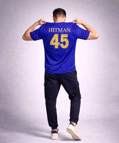Image of SHODOX Men's IPL Cricket Jersey Dot Knit Breathable Half Sleeve Sports Fit T-Shirt Lightweight Relaxed Fit Athletic Team Wear Summer 2026 Poly Blends