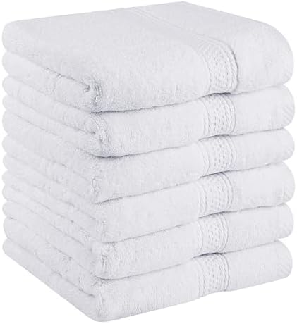 Utopia Towels - Set of 6 Hand Towels (50 x 100 cm), Highly Absorb...