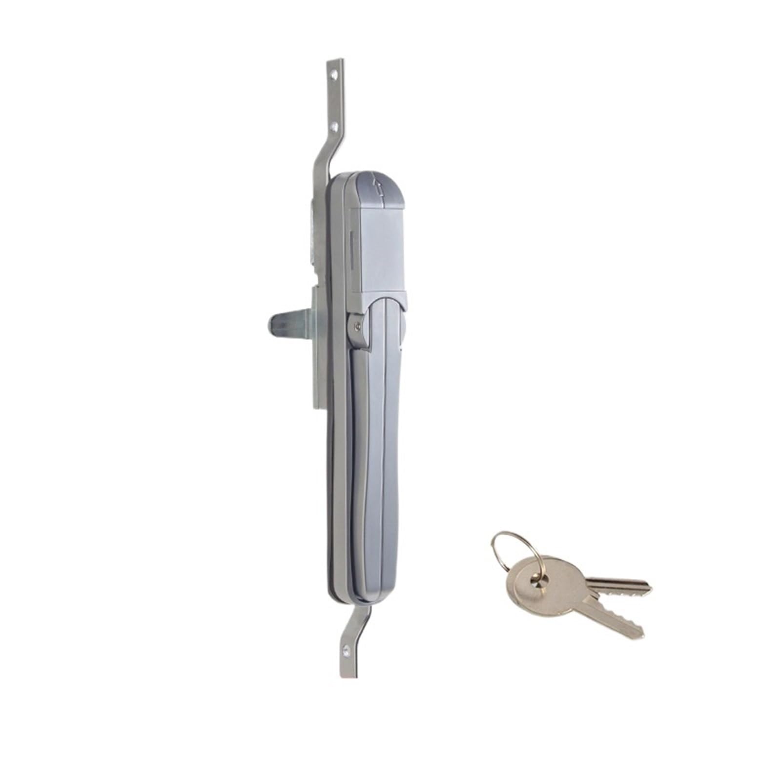 Cerradura MS483 de biela en cromo sin llave para armario eléctrico