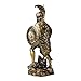 Ares Mars Greek Roman Olympian God of War and Courage Statue Bronze 7.08 in