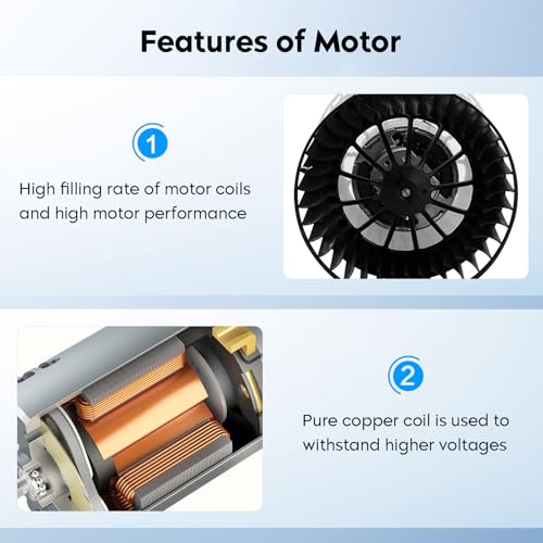 Image of HVAC Heater Blower Motor with Fan for BMW 318i 318is 323i 323is 325i 325is 328i 328is M3 320i (Only Fit Body Code E36) Replaces for 700179 64111468453
