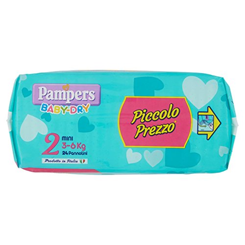 Pampers Baby Dry Pannolini Mini, Taglia 2
