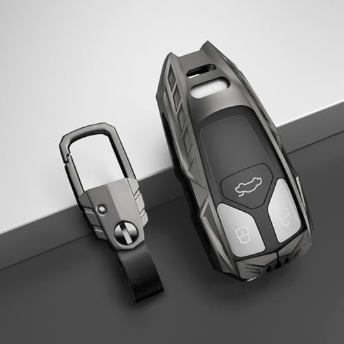 Porte-clés coque de clé Audi métal accessoires car-styling pour A1 A3 A5 Q7 TT