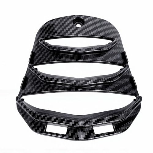 Grille de protection klaxon en ABS carbone pose facile sans modification