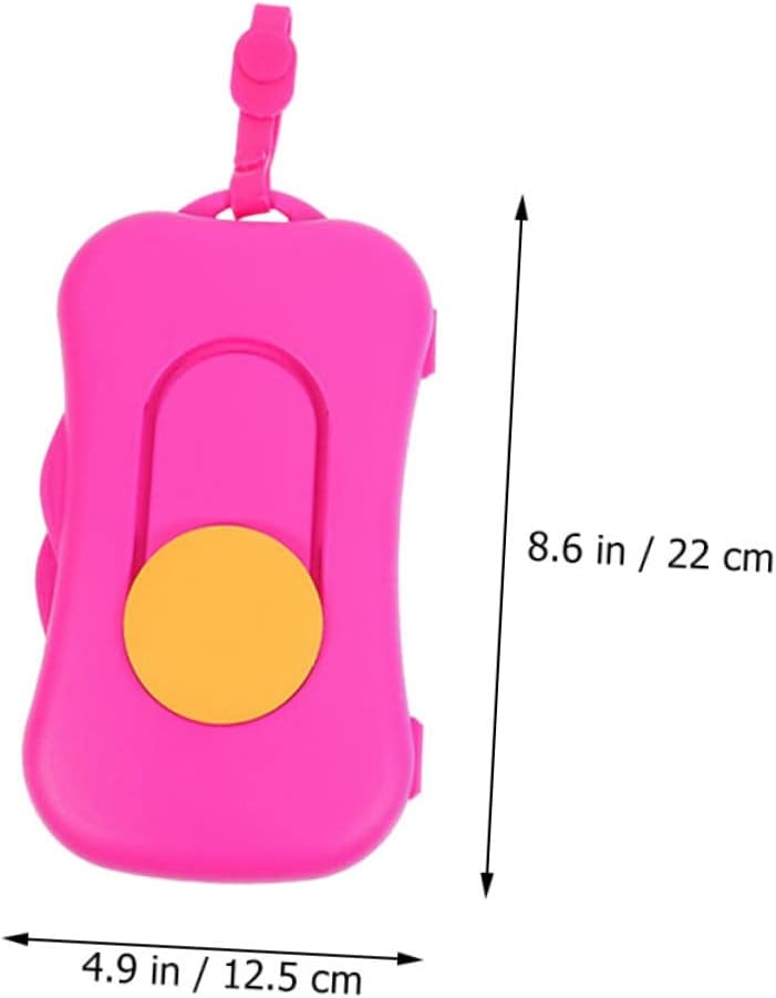 2pcs Portable Wipe Holder Refillable Wet Tissue Storage Case for Diaper Bag Convenient Travel Dispenser Easy One Handed Access Lightweight Design