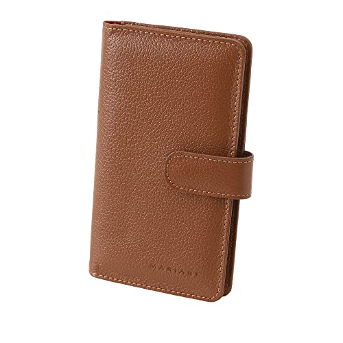 Carteira Feminina de Couro Bovino Legítimo Mariart 172 (Camel)