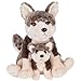 Adventure Planet Birth of Life Wolf with Baby Plush Toy 12" H