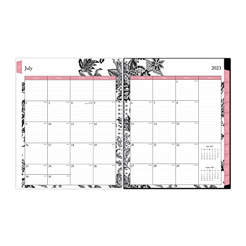 Blue Sky 2023-2024 Academic Year Weekly And Monthly Planner, 8.5" X 11", Flexible Cover, Wirebound, Analeis (130606-A24) #TOP2