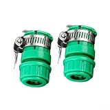 Connecteur de robinet à 4 points, adaptateur répartiteur de tuyau d'arrosage avec raccord rapide pour robinet d'eau, joint multi-voies en plastique ABS anti-fuite pour arrosage extérieur (A)