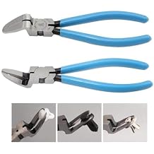 قطع قطرية كماشة الأسلاك قواطع تدفق السيارات دفع الاحتفاظ Rivet Trim Clip Pry Puller Clips Panel Assortments Puller Auto Body Tools Light Blue