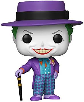 Funko POP! Heroes: Batman 1989 - The Joker With Hat and Cane - 1 in 6 Chance Of Receiving A Rare CHASE variant - Funko POP! 47709