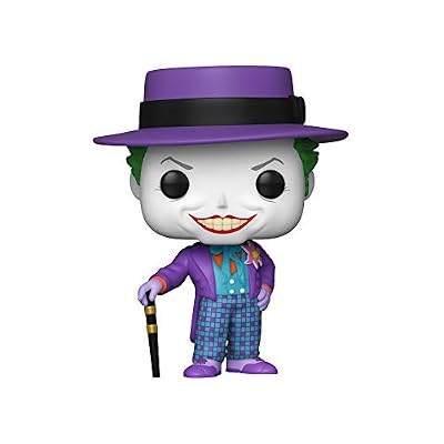 Funko Pop! Heroes:Batman 1989 -Joker w/Hat w/Chase, Multicoleur