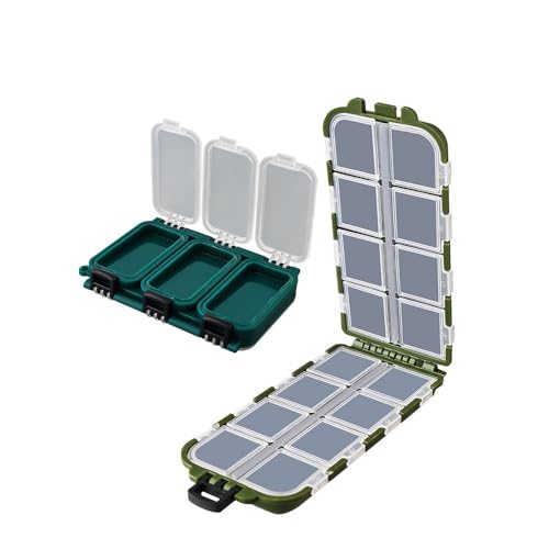 Set de 2 cajas para almacenamiento de accesorios de pesca