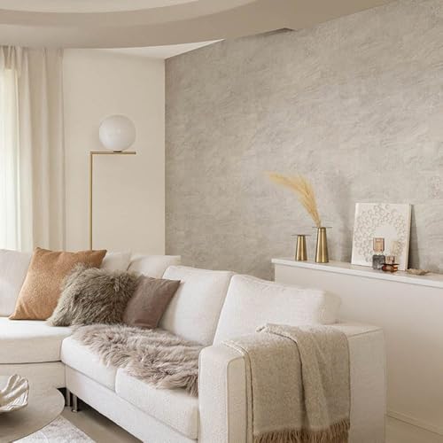 壁紙屋本舗 壁紙 生のり付き クロス タイル 灰色 グレー タイル コンクリート シンコール BA7229 幅92cm×10m 替刃付き 【受注生産品・キャンセル不可】