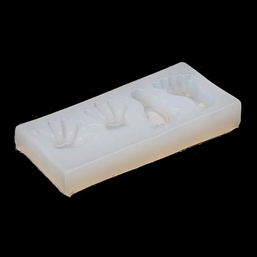 Miniatura 6 de Molde de silicona para pies de mano para bebé, molde de fondant, decoración de tartas, fabricación de joyas de resina con luz ultravioleta