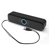 (2022 New) USB Computer Desktop Speaker, Portable Wired Speaker Plug and Play, Space Saving Sound...