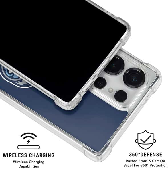 Skinit Clear Phone Case Compatible with Galaxy S25 Ultra - Officially Licensed University of North Carolina Tar Heels Icon Design