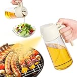 Blendura Spruzzino Olio per Friggitrice Aria, 2 in 1 Spruzzatore Olio 470ml Nebulizzatore Olio Oliera Spray, Spray per Olio da Cucina per Cucinare, Cuocere, Grigliare, Insalata