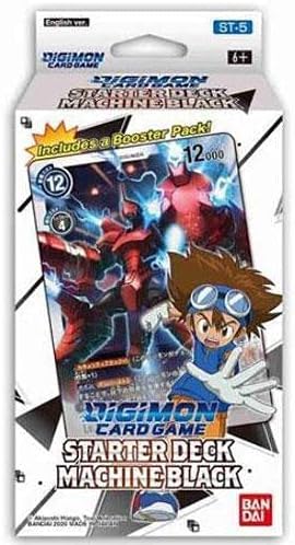 2021 Digimon English TCG Starter Deck: Machine Black - per Deck of 54 Cards