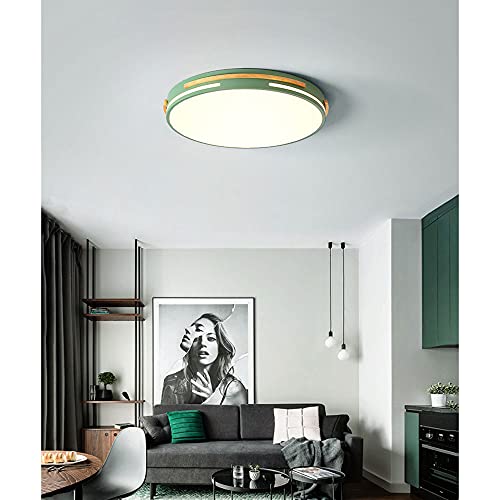 Plafonnier LED moderne facile à installer Marca Dragon vert salon 42cm - 2