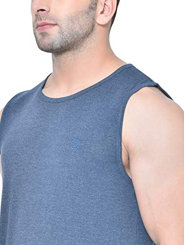 Image of CHKOKKO Tank Tops Sleeveless T-Shirt for Men Gym Wear Vest Solid Stylish Round Neck Running Sando for Sports Workout Fitness & Casual or Beach Wear