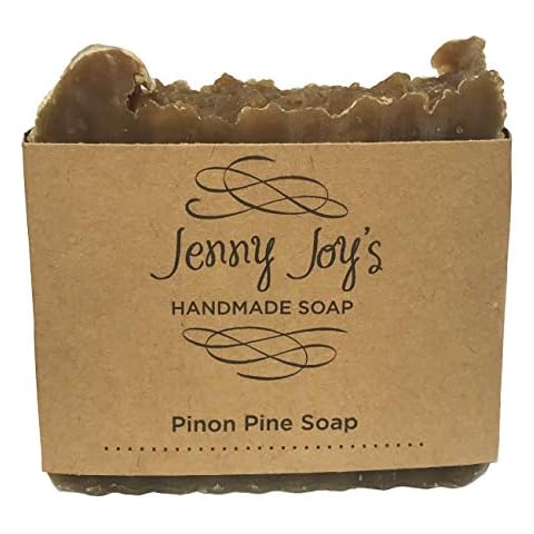 Jenny Joy's Pine Tar Soap For Men & Women, Organic Soap Bar, With Natural Woodsy Scent, Good For Moisturizes & Heal Dry Skin, Handmade 5-6 oz with Pine Resin. Cover