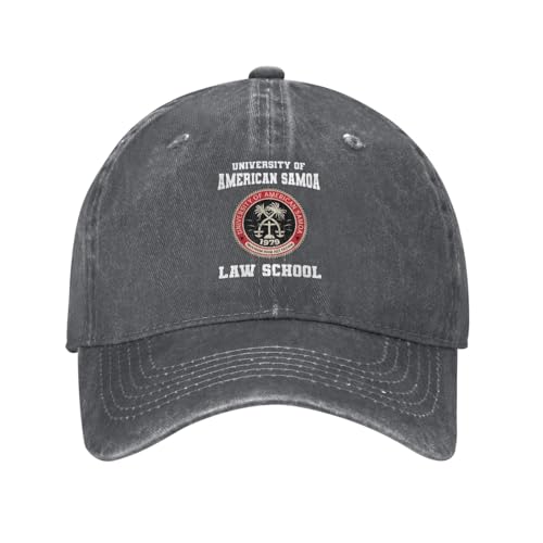 University of American Samoa Law School Baseball Cap Golf Dad Hat Adjustable Original Classic Deep Heather