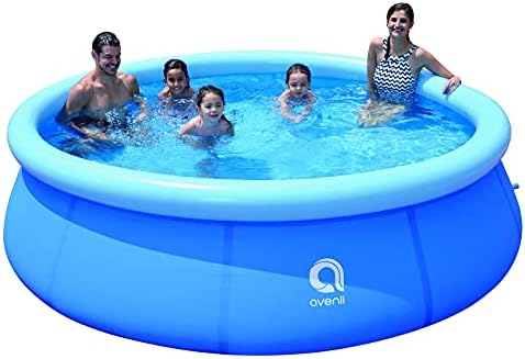10ft x 30in Inflatable Swimming Pool Outdoor Above Ground Pool,Top Ring Blow Up Pool Easy Set