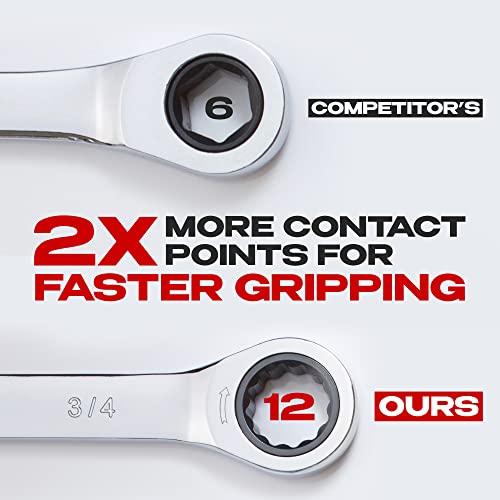 Jaeger 3/4 Inch Tightspot Ratchet Wrench With 90-Tooth Ratcheting Precision And Hardened, Polished Steel For Projects With Tight Spaces #TOP3