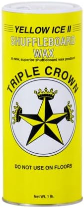 Zieglerworld Triple Crown Yellow Ice II Medium-Fast Speed Shuffleboard Powder (6 Pack)