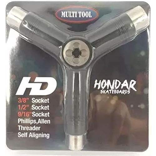 Chave Y Para Skate Hondar Cossinete Preta