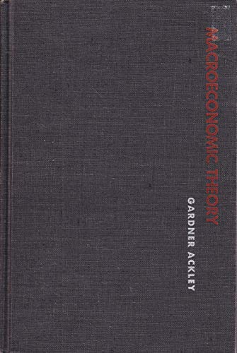 Macroeconomic Theory. B000Z38QN0 Book Cover