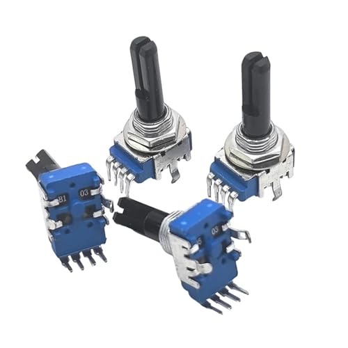 Potentiomètre à point médian RK11 10K avec demi-arbre de 23mm - 2