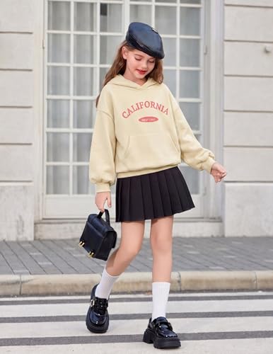 Image of Arshinet Girls 2 Piece Outfits Hoodie Sweatsuit Sets Oversized Sweatshirt and Baggy Fall Fashion Sweatpant with Pockets