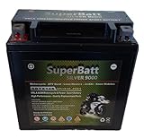 SuperBatt SBTX14S YTX14-BS YTX14BS VRLA AGM High Power Motorcycle Battery 12V 14AH 200A - L 150mm X W 86mm X H 146mm - Factory Sealed Ready to Fit & Use No Spill - Motorbike, ATV Quad, Scooter - Image 2