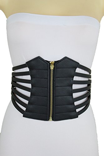Tfj Women Fashion Wide Corset Belt Hip High Waist Black Corset Plus L Xl Xxl #TOP1